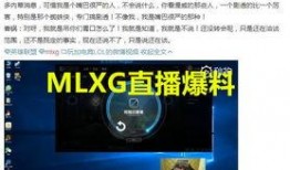 mlxg直播爆料视频,独家爆料游戏圈幕后故事